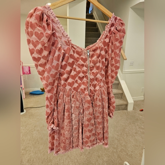 For Love & Lemons                     Theresa Mini Dress in Pink - Picture 7 of 7